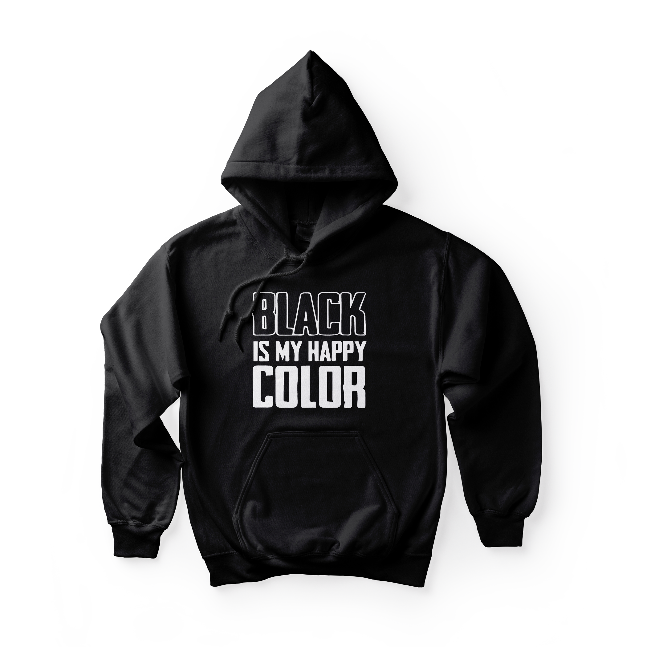 Alfaq Black Is My Happy Color Hoodie